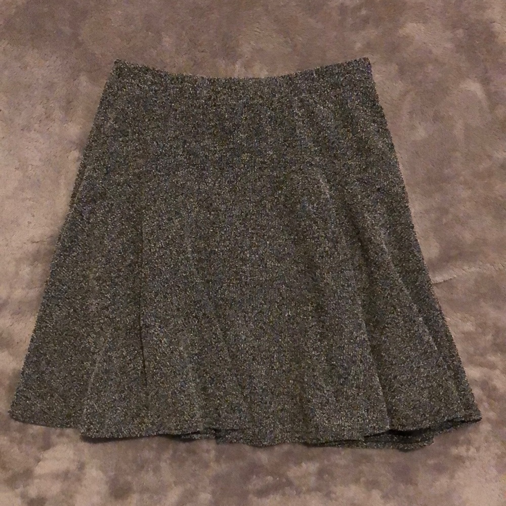 Love...ady Gray Black Speckled Skirt Small